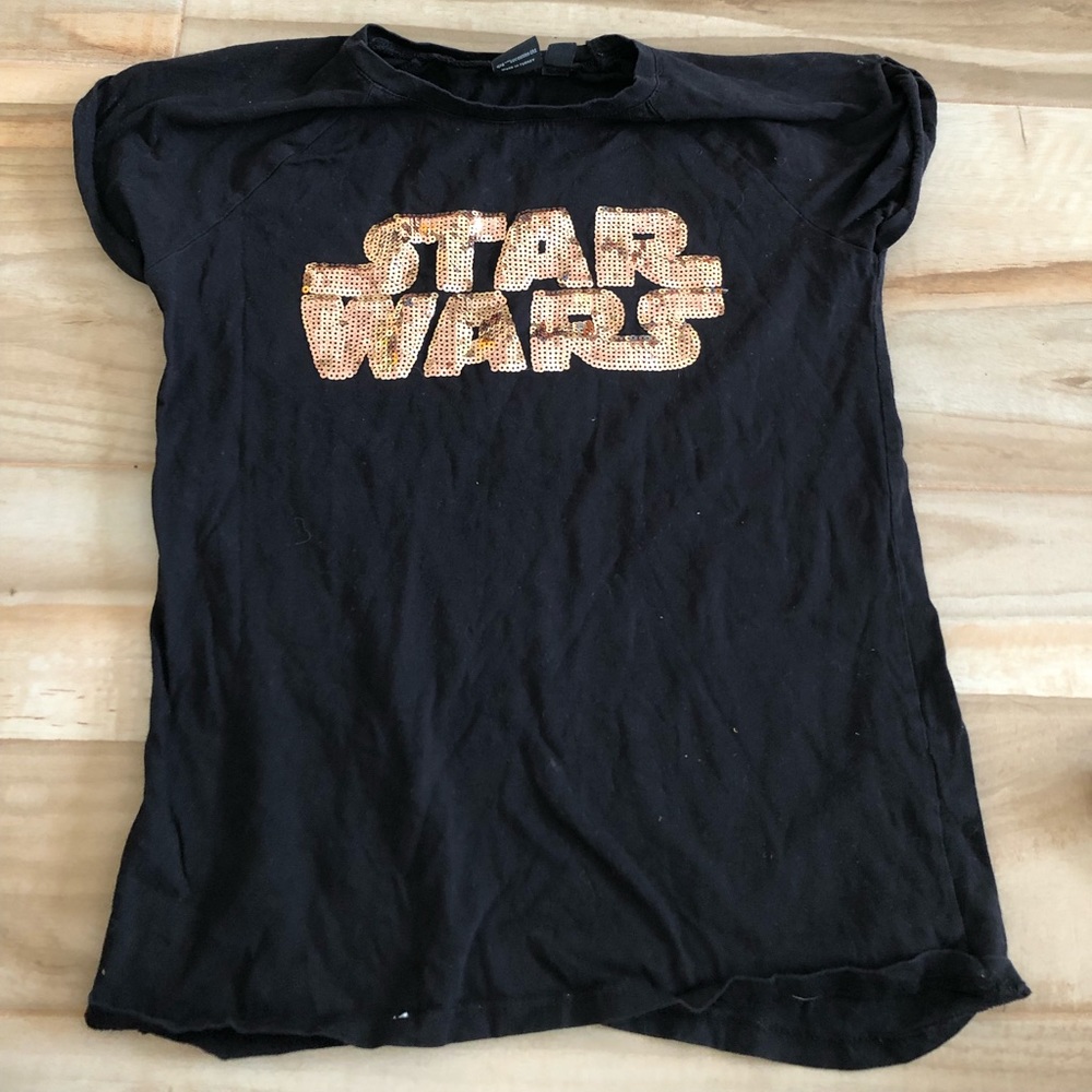 child size sparely star wars shirt